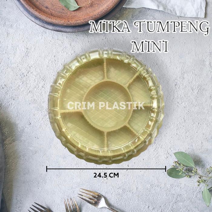 Mika Tumpeng Mini sekat 7 / Mika Bulat Sekat CT-20