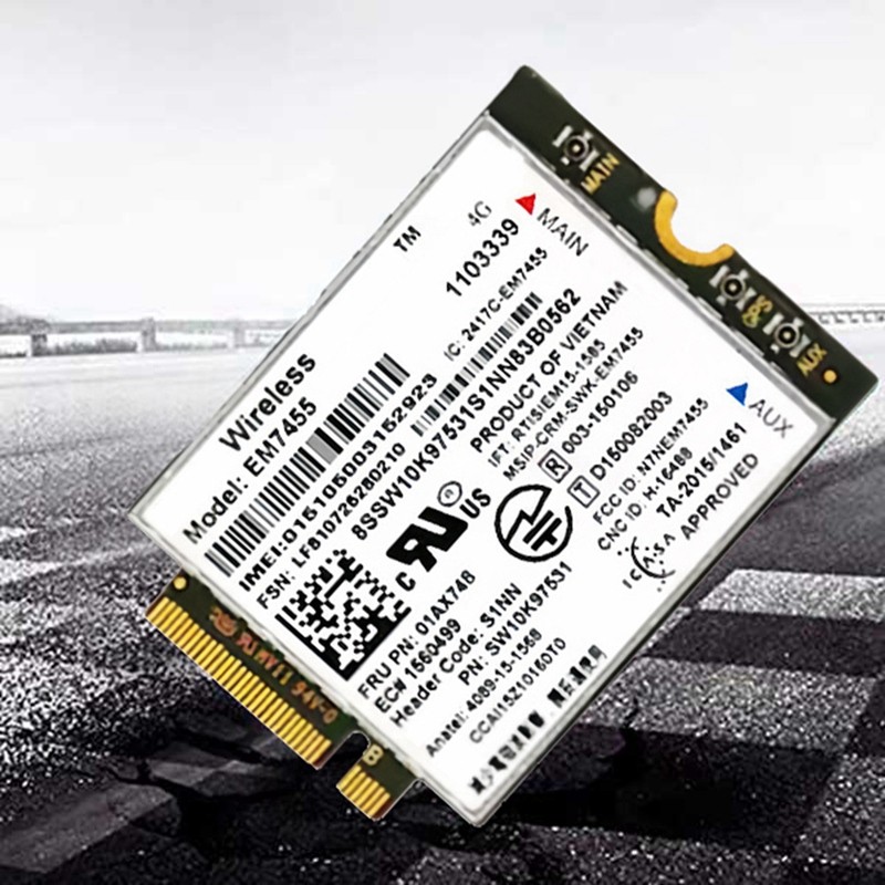 EM7455 Module 4G LTE Card FRU 01AX748 for Lenovo Thinkpad T460 T560 L460 L560 X260 P70 P50 P40 X1