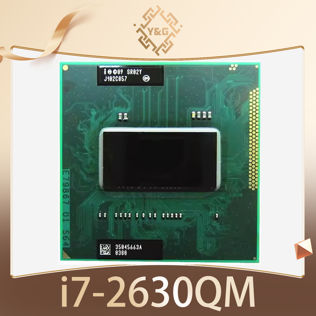 Core i7-2630QM SR02Y i7 2630QM 2.0 GHz Used Quad-Core Eight-Thread CPU 6M 45W Socket G2 / rPGA988B