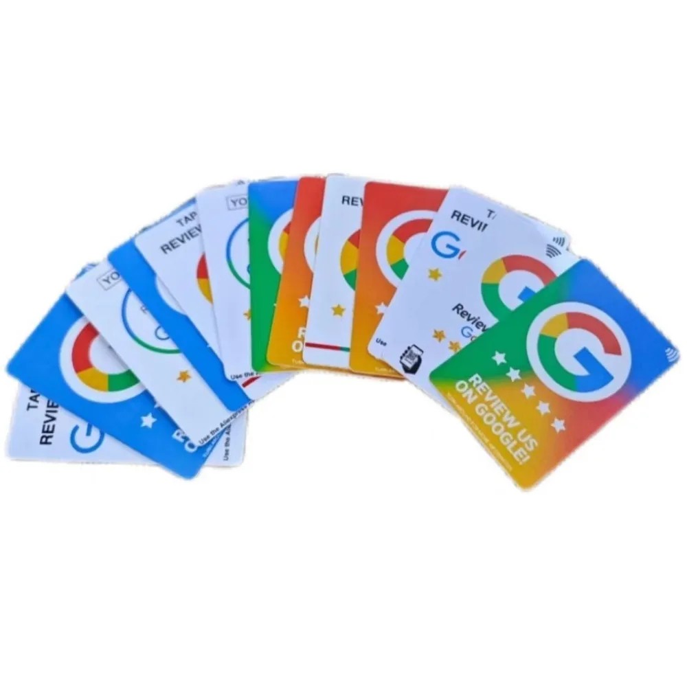 10pcs Electronic NFC Business Card Nfc Tag215/216 NFC Chip for Google Review Nfc Signage Tag Nfc