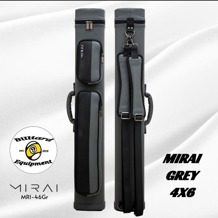 Mirai 4x6 - Grey Tas Billiard Cue Case Billiard