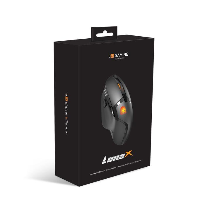 Mouse Gaming Digital Alliance Luna X - Black