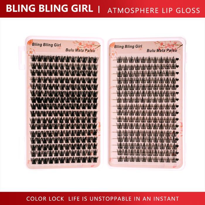 Bling Bling Girl Coo Menglue Rambut Peri Tipe A Bulu Mata Palsu Secara Alami untuk Pemula