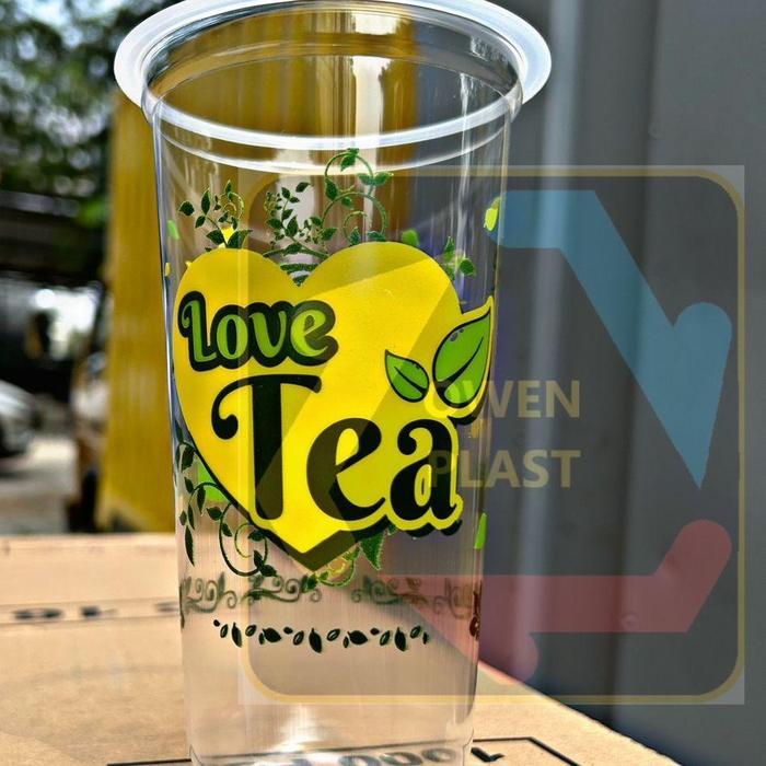 GELAS PLASTIK POP ICE BUBBLE/GELAS OZ STARINDO 1 DUS ISI 1000 PCS