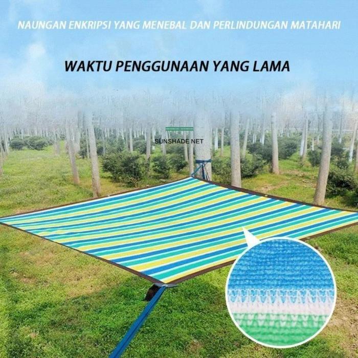VIXPLORN PARANET 90% ANTI UV SUNSHADE NET TABIR SURYA KUNING/PARANET 90% JARING WARNA-WARNI SUHU