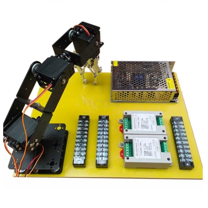 NEW Six-axis Bus-controlled Robotic Arm RS485 Modbus RTU For PLC Learning 6-axis