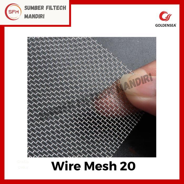 WIREMESH SARINGAN 20 SS 304 1M /KAWAT NYAMUK / WIRE MESH STAINLESS 20