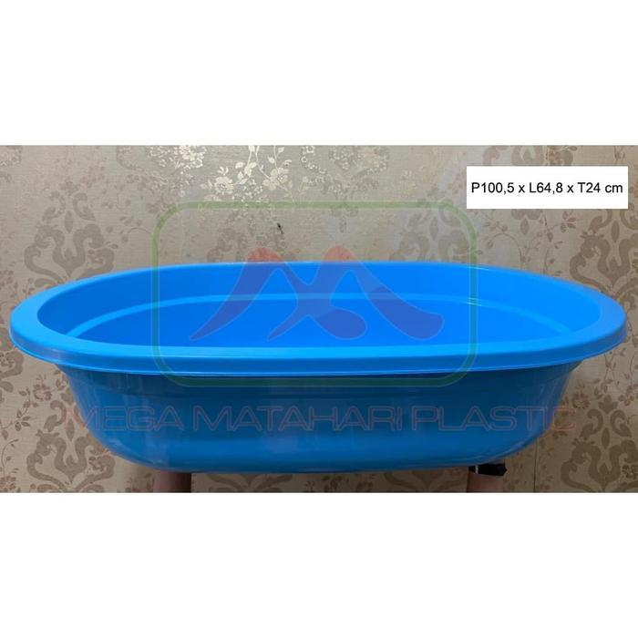 KOLAM BAK IKAN KURA TURTLE TORTOISE FISHPOND SERBAGUNA BIRU