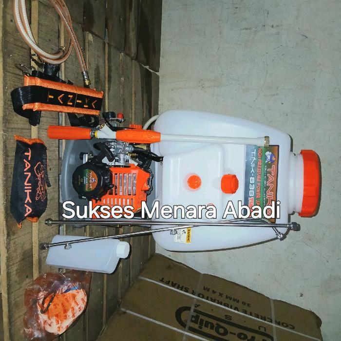 TANIKA TNK 838 & Turbo Power Sprayer Mesin Semprot Hama 2 Tak Tangki 20L - Turbo