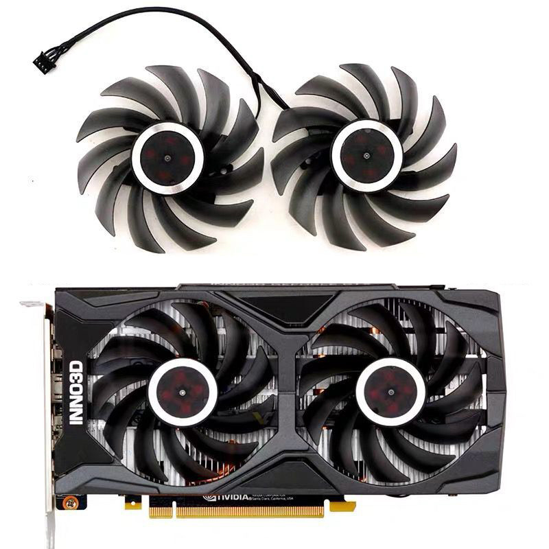 CF-12915S DC 12V 0.35A 4PIN 85MM RTX2060 GPU Cooler For Inno3D Geforce RTX 2060 1660 Super Twin X2 G