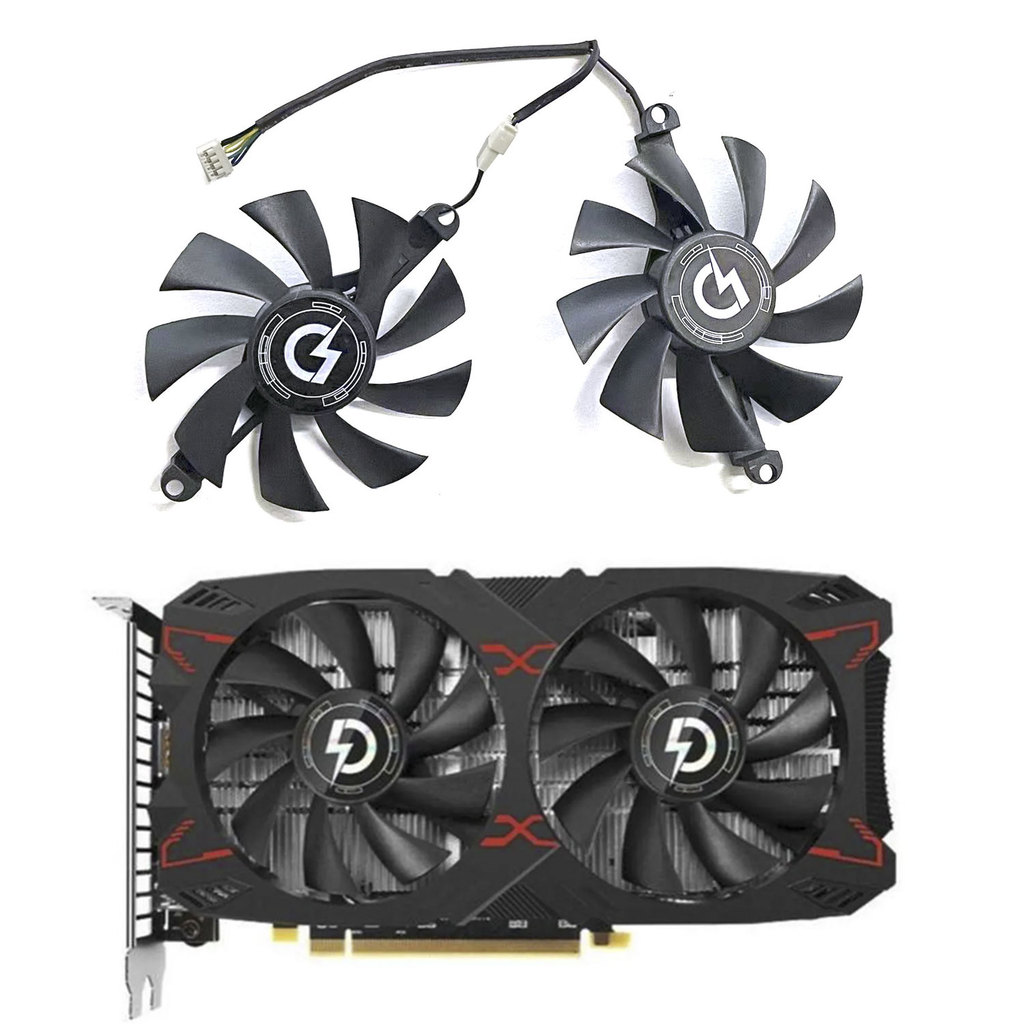 85MM 4PIN new RX 5500XT GPU fan suitable for Pan Lei RX 5500XT RX 580 8G 2048SP RX550 graphics card 