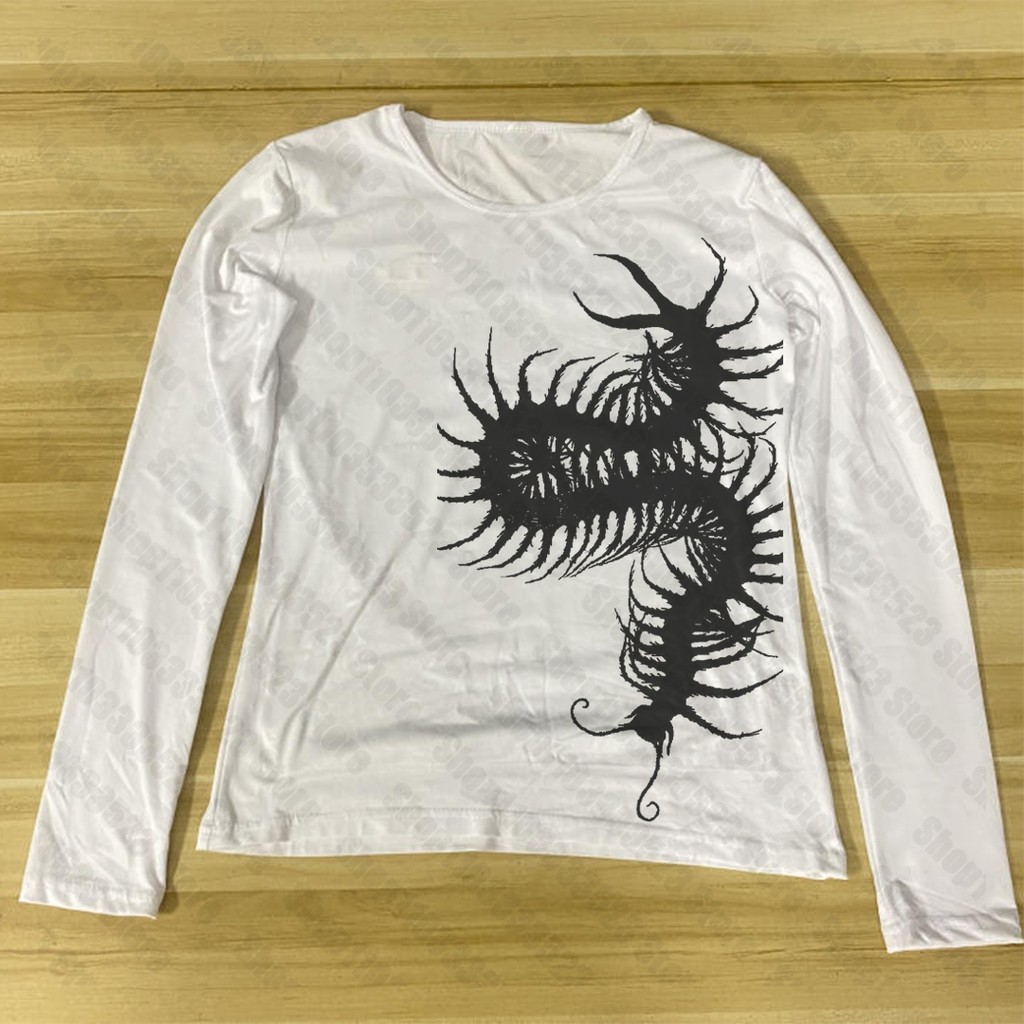 2000S Long-Sleeve Tees Trashy Harajuku Long-Sleeve Tees Aesthetic Fairy Graphics To Gothic Y2K