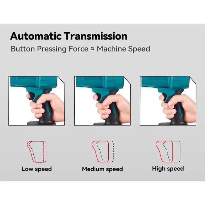 Mesin Blower Angin Mini Portable Cordless Baterai Brushless Blower Baterai Litium Turbo Blower