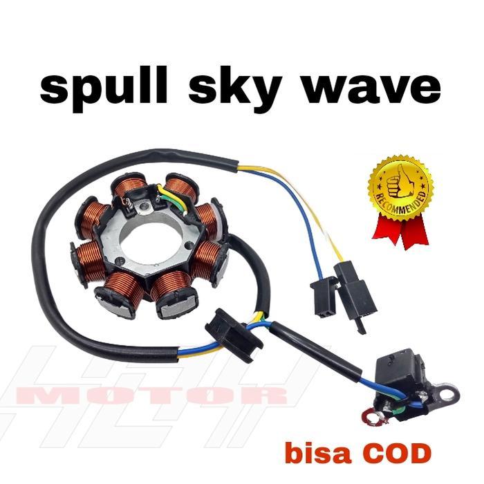 Spul Spull Spol Spool Stator Assy Motor Skywave Termurah Langka
