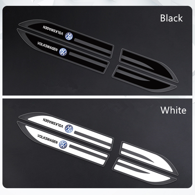 2pcs Epoxy Sticker Car Fender Side Wing Emblem Badge Sticker For VW Volkswagen Golf Polo Passat Tigu