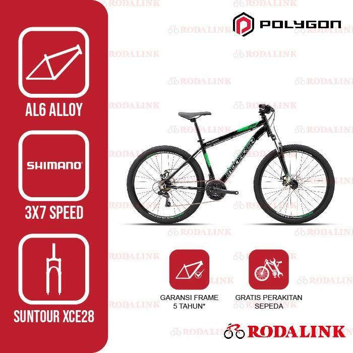 Polygon Sepeda Gunung MTB 26" Monarch M5 - Hitam