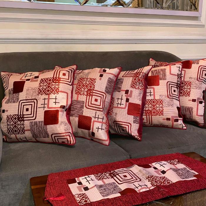 sarung bantal sofa 50x50/sarung bantal sofa free taplak