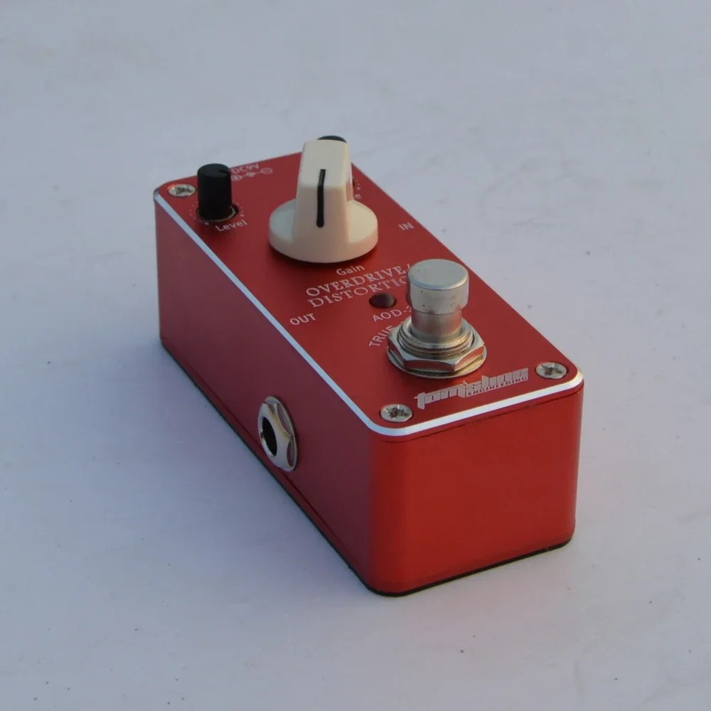 AROMA Overdrive Distortion Guitar Effect Pedal Overdrive Distortion Effect True Bypass Pedal AOD-3