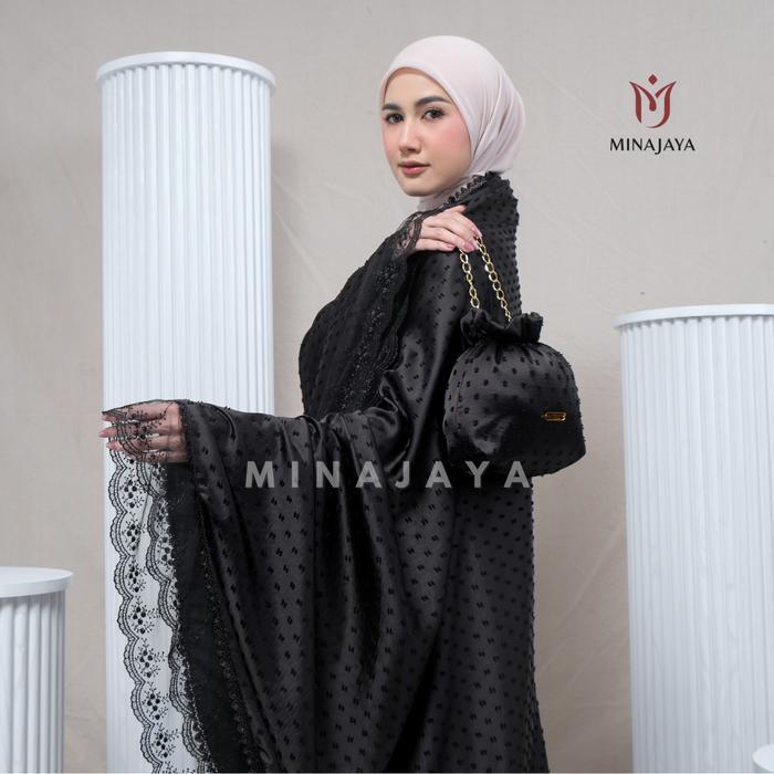 ASLI MINAJAYA - Mukena Dewasa Mewah 2in1 Premium Silk Uragiri Series Minajaya Bahan Sutra Silk