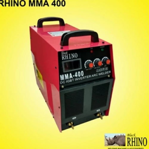 MESIN LAS INVERTER MMA 400 A BLACK RHINO 380V-TRAVOLAS MMA 400 RHINO