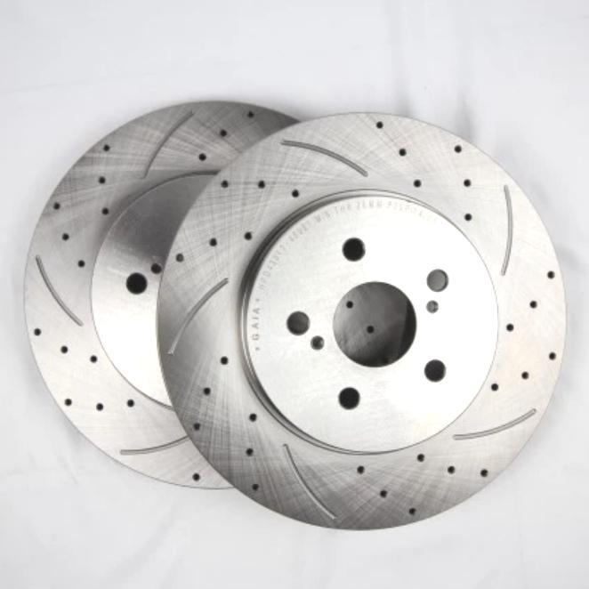 BRAKE DISC BRAKE ROTOR GAIA 320MM TOYOTA INNOVA TYT48081 DRILL SLOTTED
