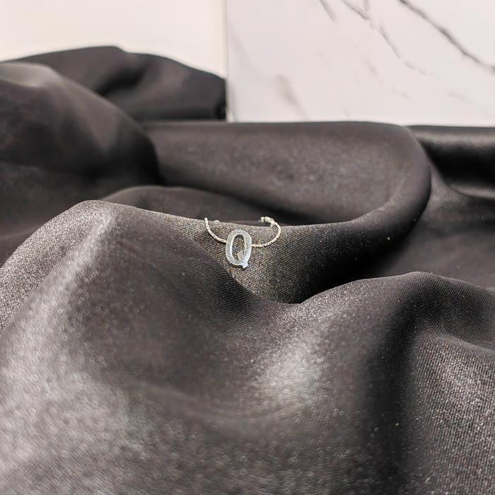 Kalung Titanium Inisial ABJAD Rantai Tipis Model Terbaru