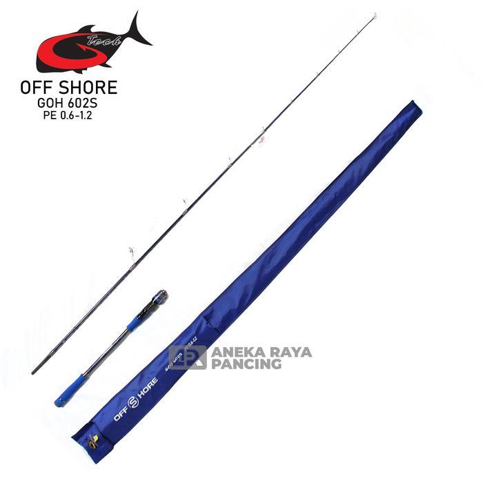 Terlaris Joran Gtech Off Shore 602/632/662 Joran Spining Joran Original Gtech Lisensi Jepang Joran
