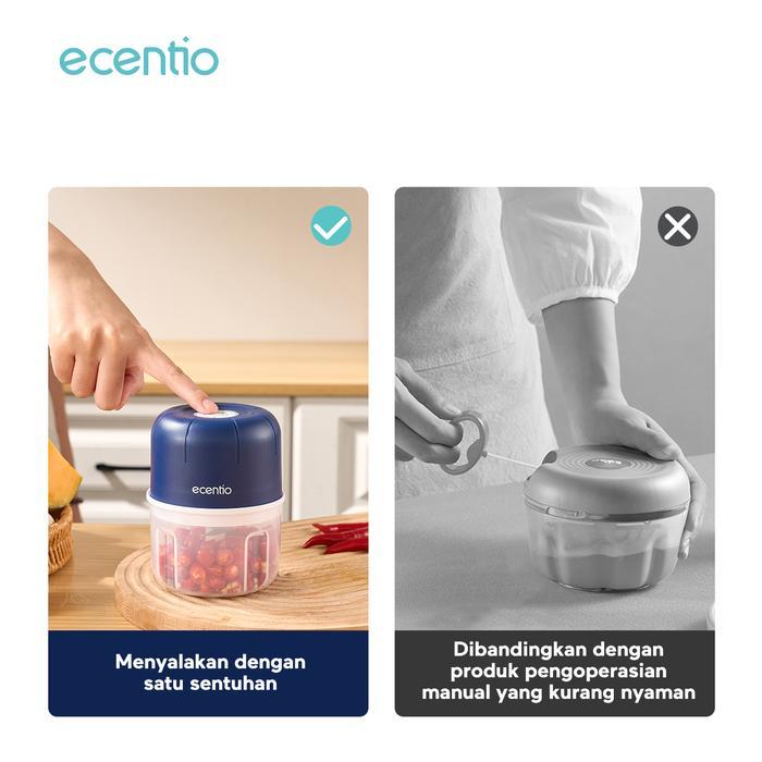 Philips - In StockGaransi 1 Tahun Mini Chopper Blender 6 Pisau 250Ml Portable Penggiling Bumbu Dapur