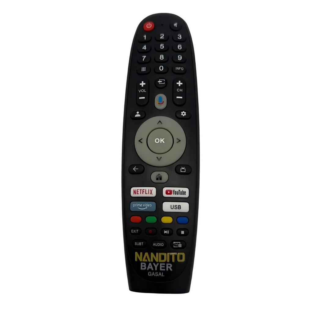 REPLACEMENT remote control for Caixun MULTYNET SMART TECH VORTEX LED TV voice remote control