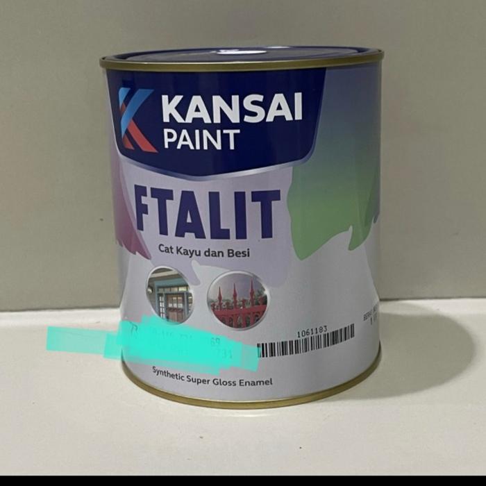 Cat kayu atau besi FTALIT warna putih/hitam