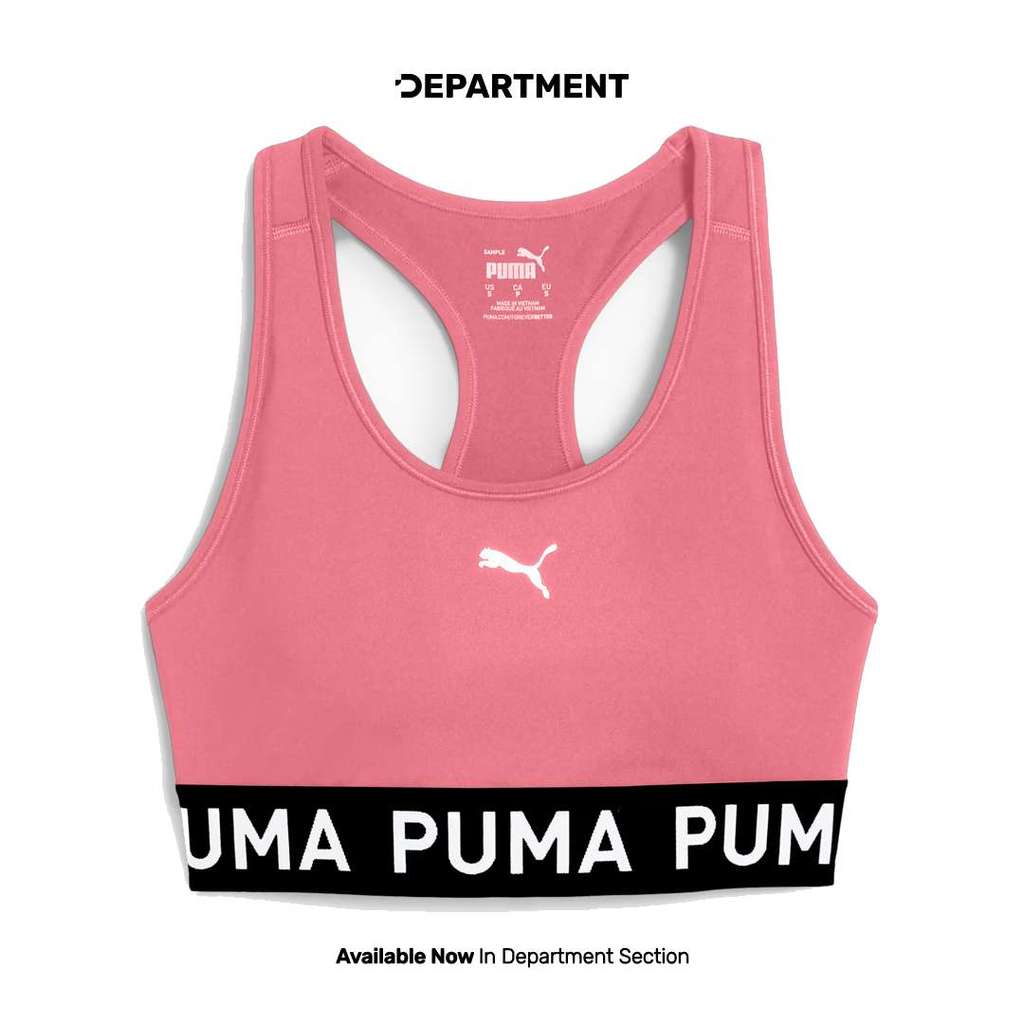 PUMA Sport Bra Wanita 4KEEPS ELASTIC - MID 52696215 ORIGINAL