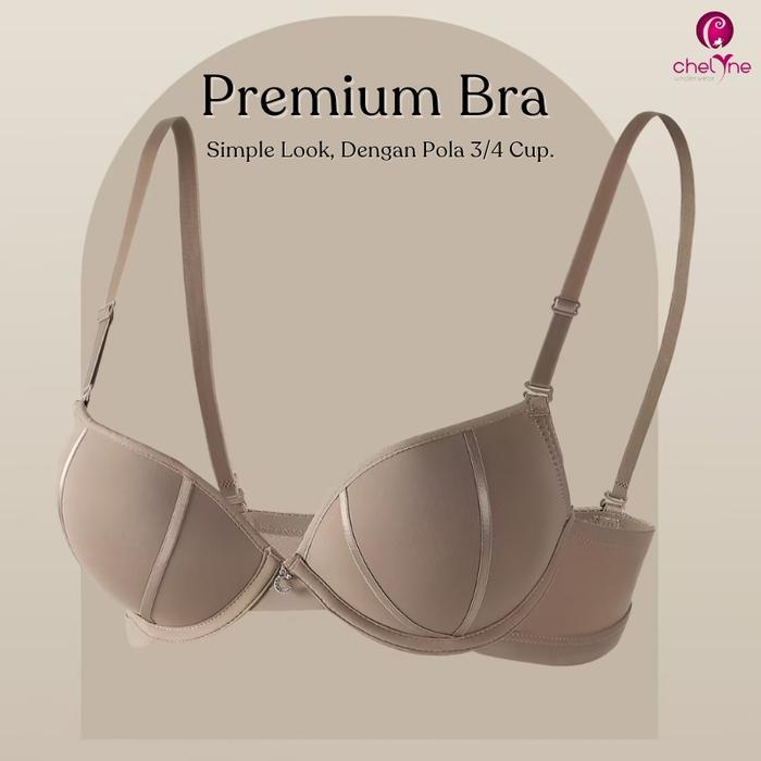 Sorella - Bh Seamless Premium By15 Push Up Bra Dengan Kawat Penyangga - Premium Breathable Bra 34/38