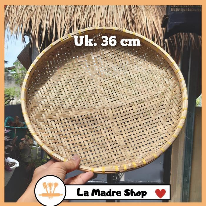 Ayakan Bambu Saringan Bambu Uk. Kecil '36 Cm - Harga Murah Co