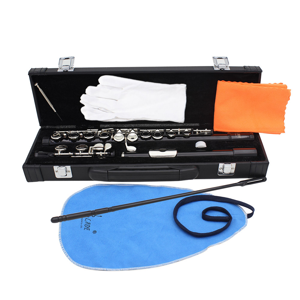 SLADE Flute 16 Closed Open Holes C Key Flute Professional Transverse Flute With Parts Woodwinds