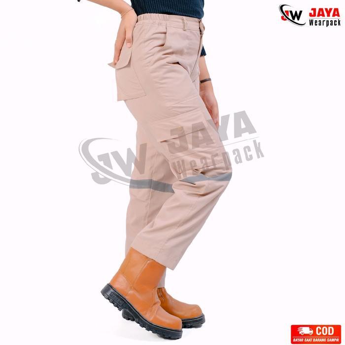 CELANA WEARPACK SAFETY WARNA COKLAT SUSU