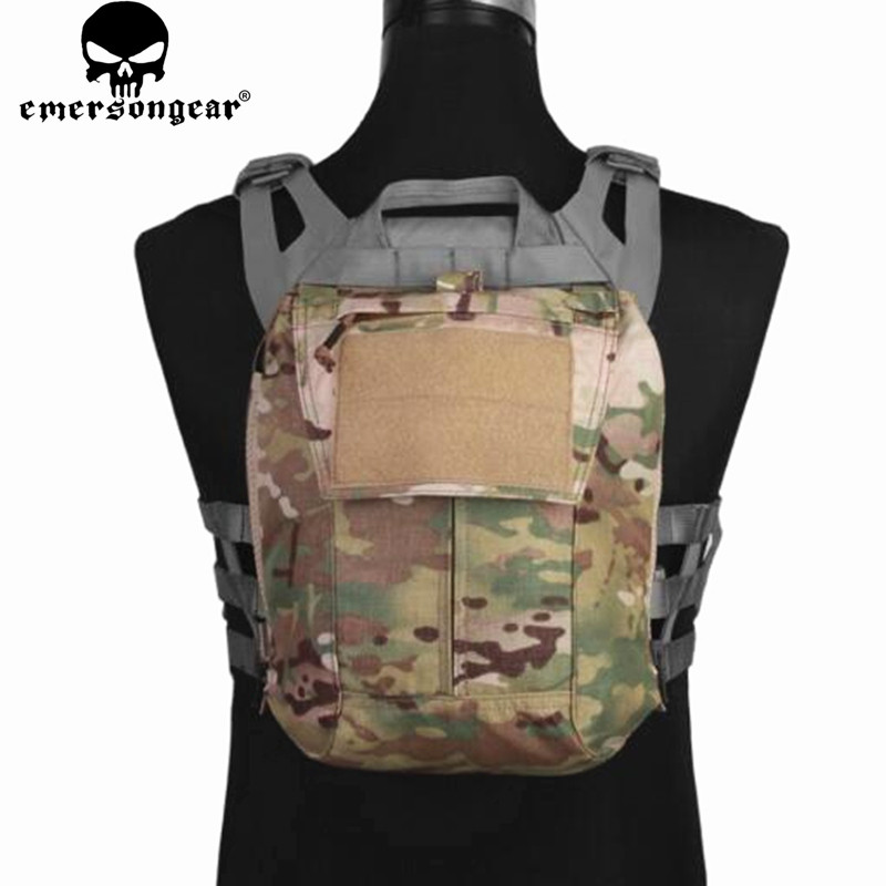 Emersongear-Tactical Pack Zip-On Panel Multicam Plate Carrier, Back Bag, Hydration Carrier For Cpc,