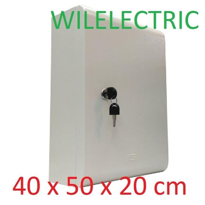 Umg Box Panel Listrik Indoor 40 X 50 X 20 Cm Cream Powder Coating