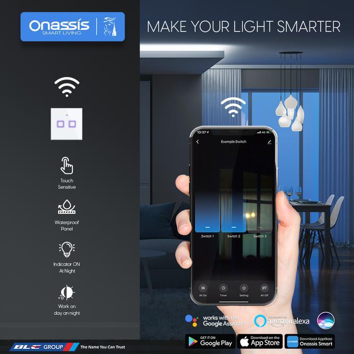 ONASSIS SMART SWIT DOUBLE BLACK VOICE COMMAND