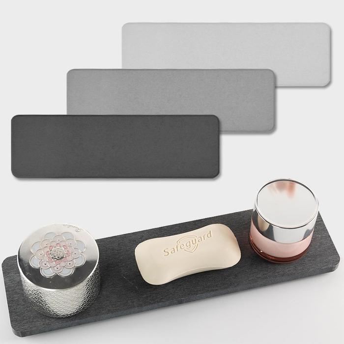 Diatomite Tray Tatakan Botol Sabun Coaster Aesthetic Alat Peralatan Penyimpanan Mandi