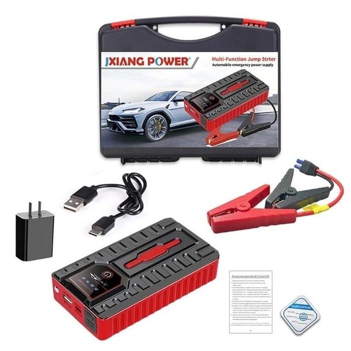 Power Bank Jumper Starter Darurat Mobil Motor 12V P3K Aki Drop Mati Matot Soak Emergency 10000Mah