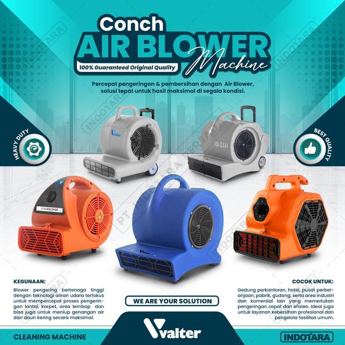 Kipas Pengering Lantai, Mobil, Blower Portabel Valter Conch Air Blower