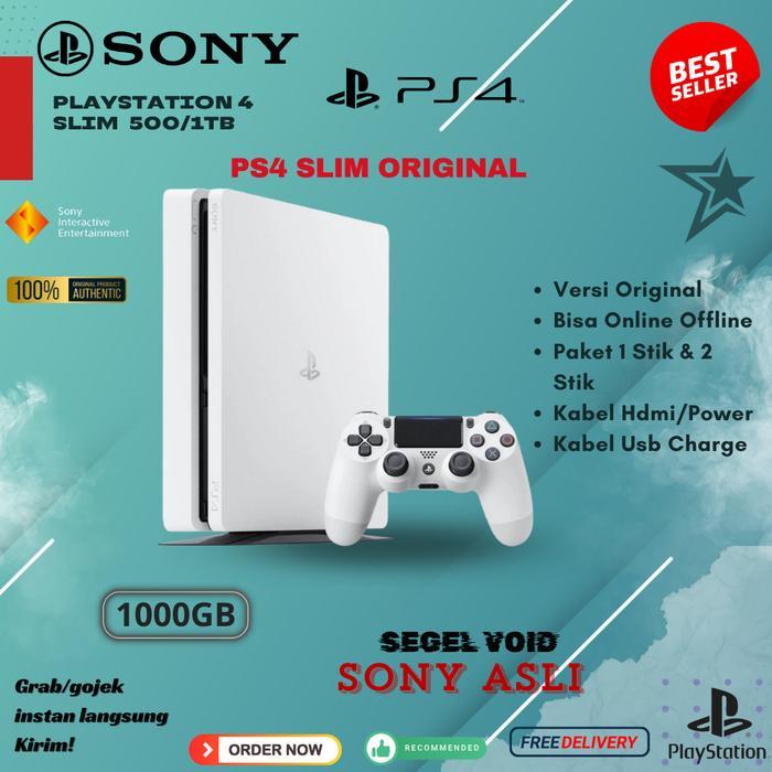 Sony Ps4 Slim Playstation 4 Slim 500-1Tb Original
