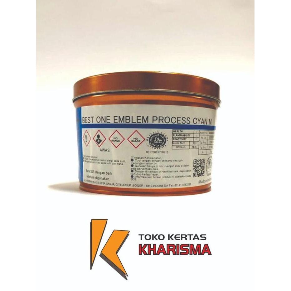 Tinta Cetak , Merk Cemani Toka , Best One Emblem Process Cyan M