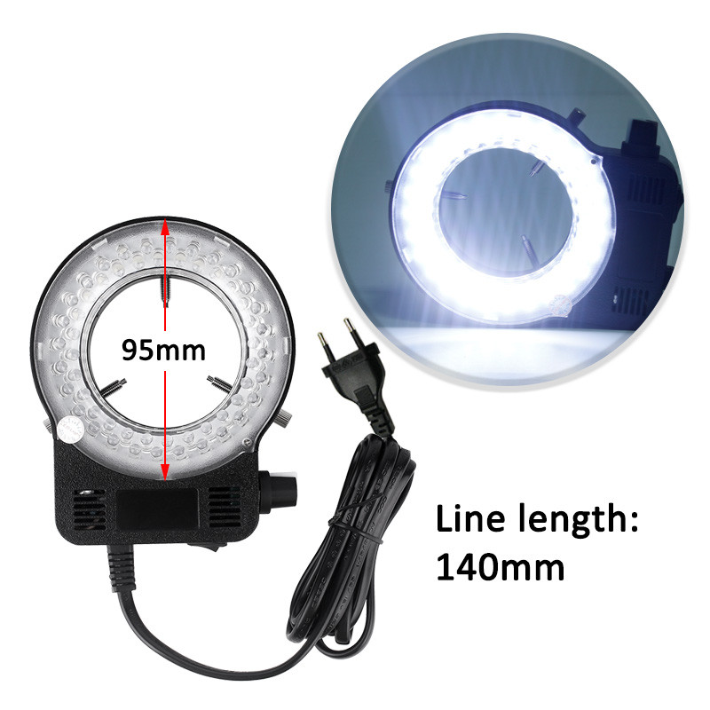 Lampu Iluminator Lampu Cincin LED Mikroskop untuk Lampu Lingkaran Mikroskop Kamera Mikroskop Industr