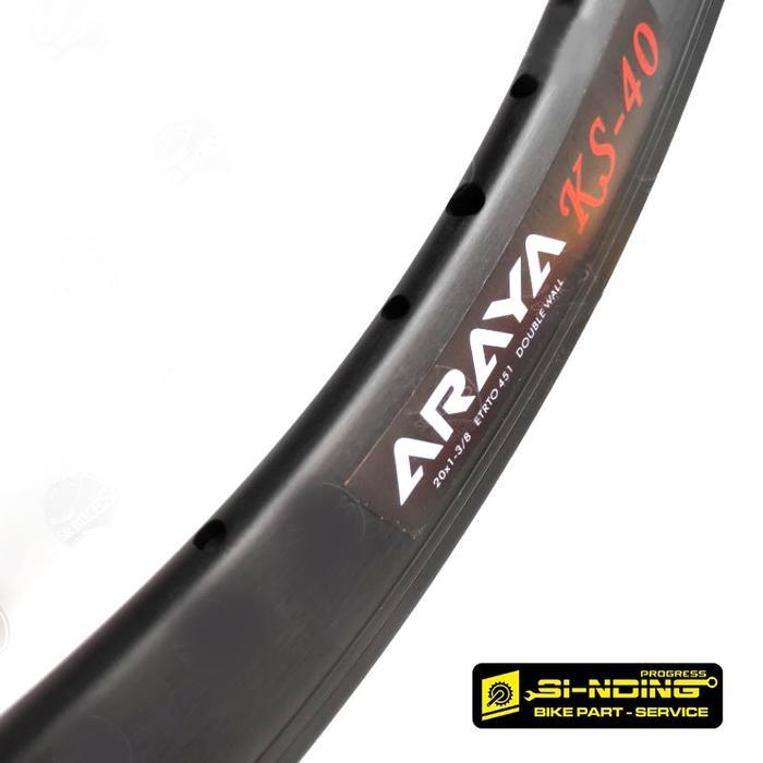 Velg Rims Sepeda Araya 20 1 3/8 32 Hole Etrto 451 Velg 22 In KS40