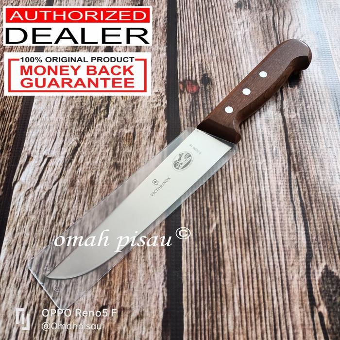 Pisau BUTCHER Victorinox 18cm straight 5.5200.18 kayu Bukan cap payung