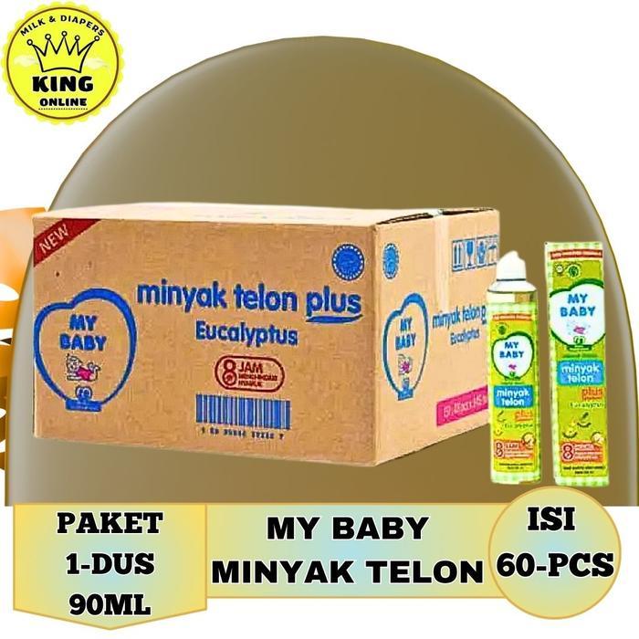 1-Dus My Baby Minyak Telon Hijau 90Ml Isi 60-Pcs/King.Online