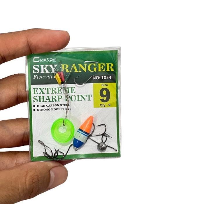 Rangkaian Set Pancingan Lengkap Kail Stopper Timah Pelampung