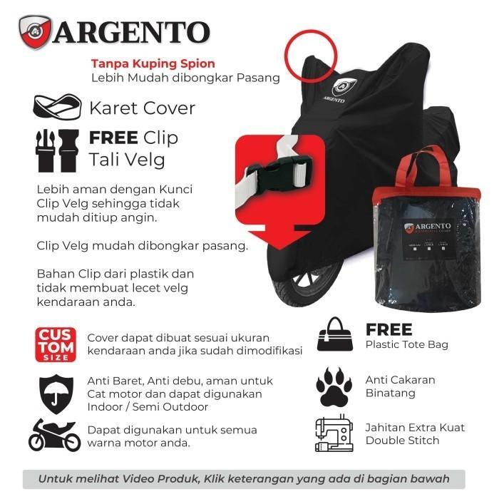 Kawasaki Klx 250 Klx 250 F Cover Sarung Motor Argento Premium Terjamin