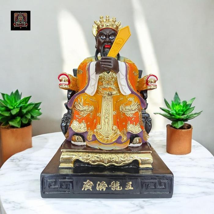 Patung Kayu Hakim Bao / Bao Zheng / Bao Gong 14 Inch Tinggi 32 cm - Pelita Fortune
